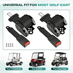 retractable seat belts for golf cart